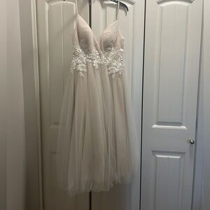Azazie elopement dress
